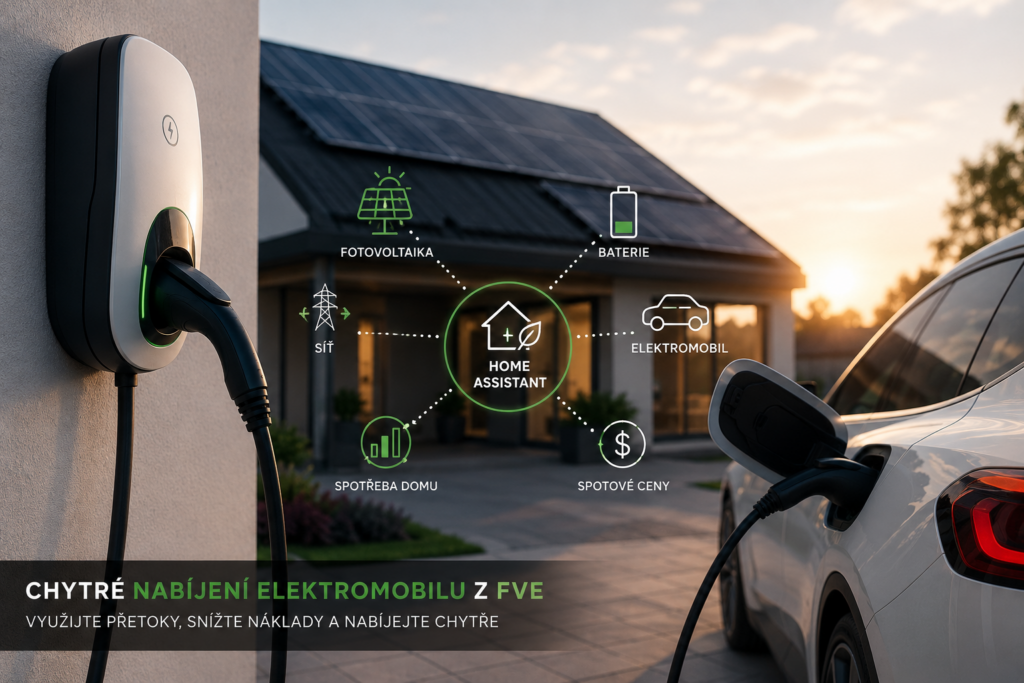 Chytré nabíjení elektromobilu z FVE